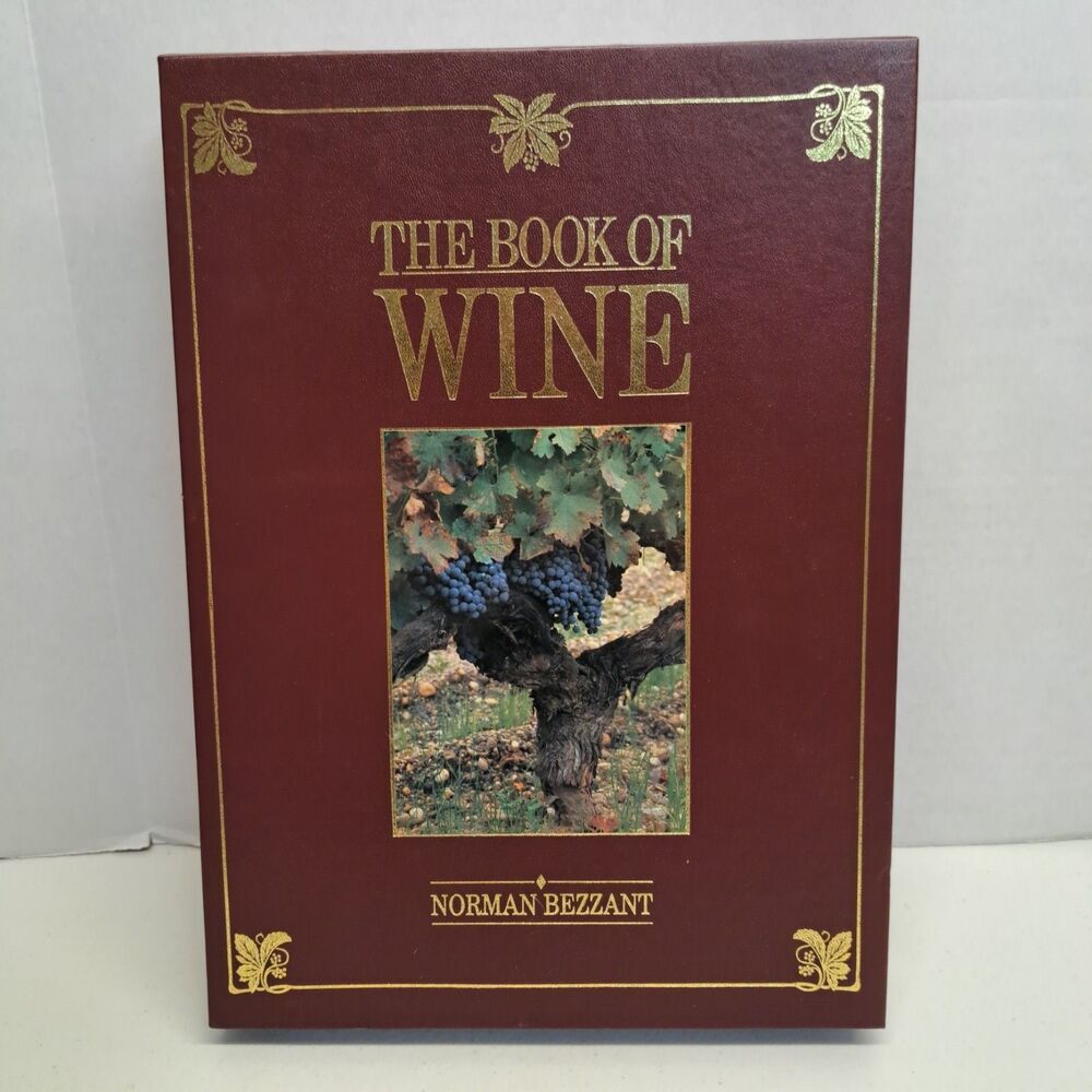 The Book of Wine Norman Bezzant Boxed Hard Cover Book Color Illustrated 1989 - Picture 2 of 6